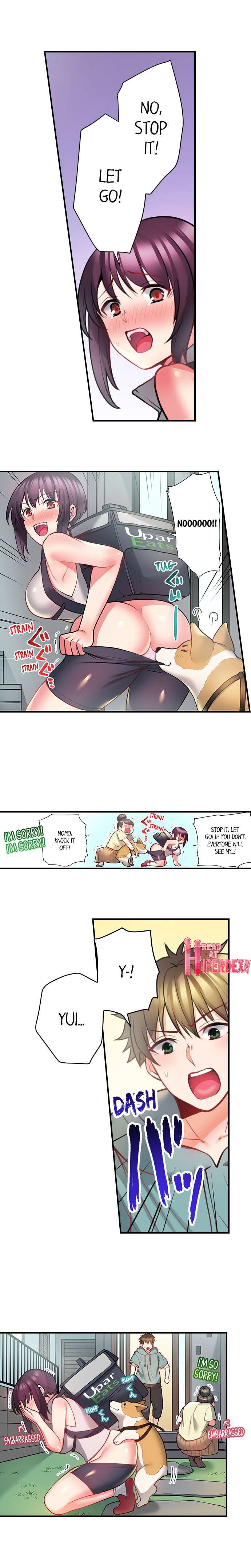 Jitensha Haitatsuin (※Rotor Souchakuchuu), Gaman Dekizu soto de Icchaimashita... page 238