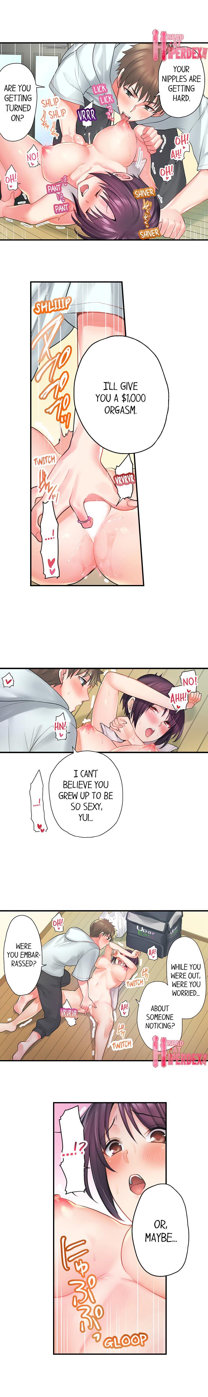 Jitensha Haitatsuin (※Rotor Souchakuchuu), Gaman Dekizu soto de Icchaimashita... page 24