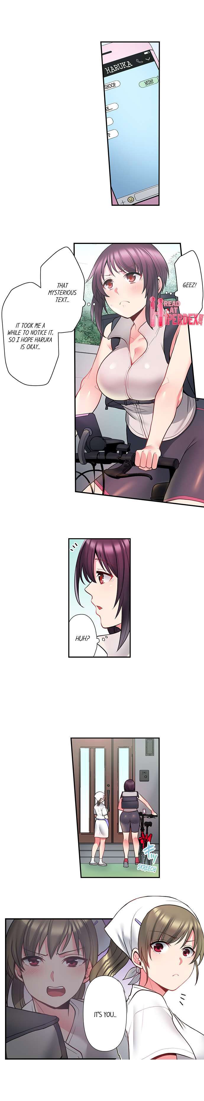 Jitensha Haitatsuin (※Rotor Souchakuchuu), Gaman Dekizu soto de Icchaimashita... page 243