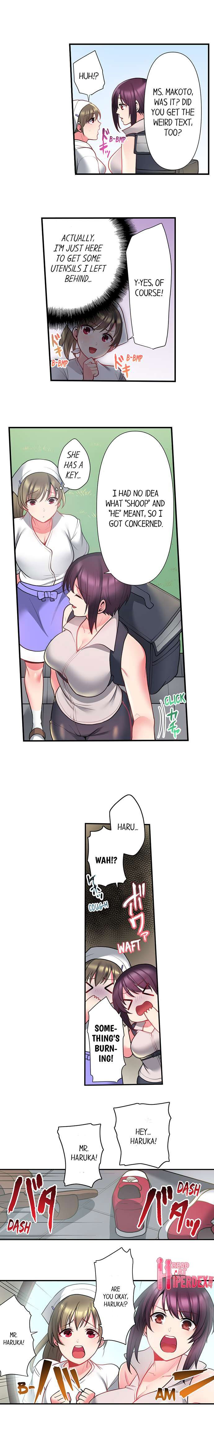 Jitensha Haitatsuin (※Rotor Souchakuchuu), Gaman Dekizu soto de Icchaimashita... page 244