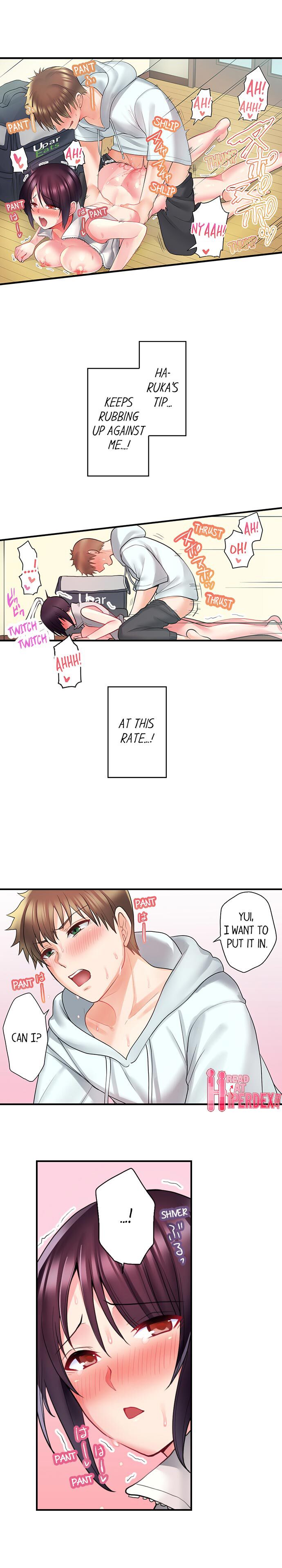 Jitensha Haitatsuin (※Rotor Souchakuchuu), Gaman Dekizu soto de Icchaimashita... page 29