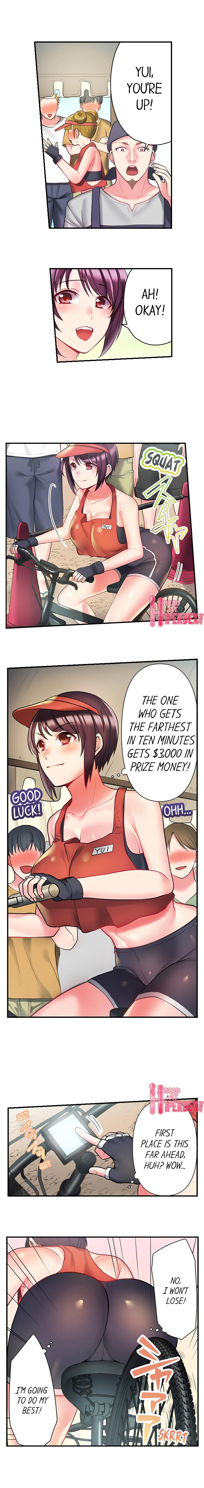 Jitensha Haitatsuin (※Rotor Souchakuchuu), Gaman Dekizu soto de Icchaimashita... page 36