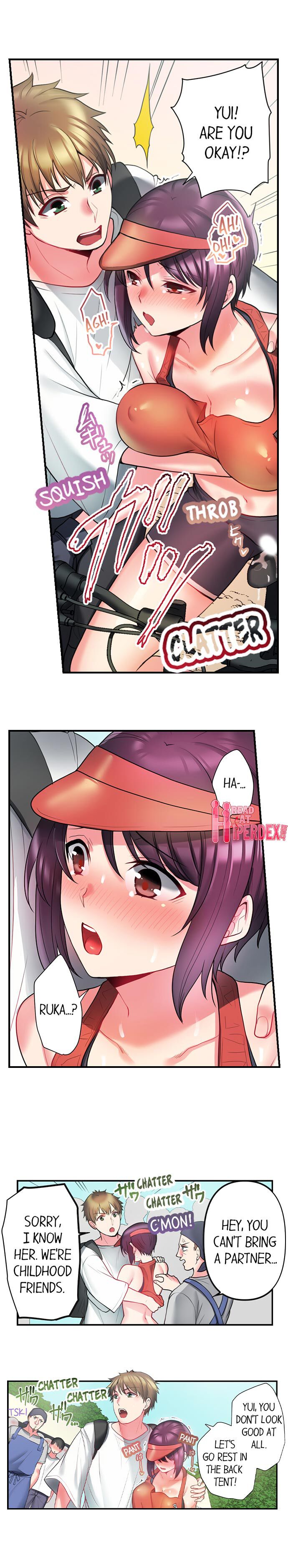 Jitensha Haitatsuin (※Rotor Souchakuchuu), Gaman Dekizu soto de Icchaimashita... page 43