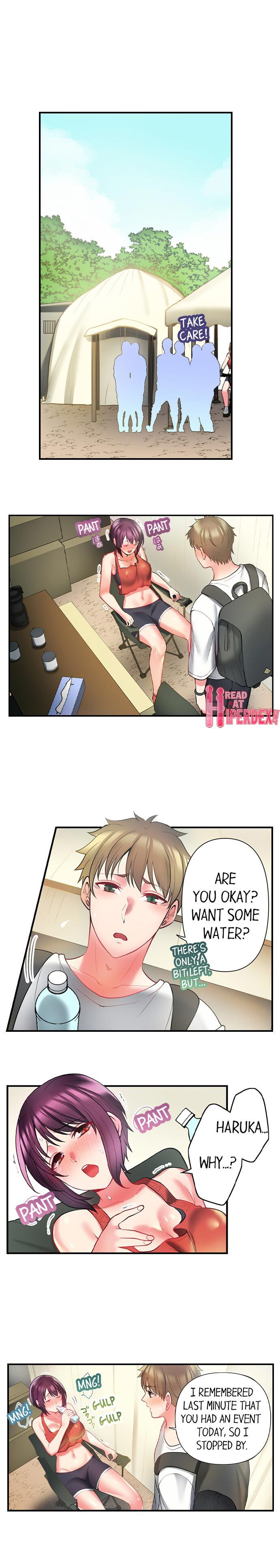 Jitensha Haitatsuin (※Rotor Souchakuchuu), Gaman Dekizu soto de Icchaimashita... page 44