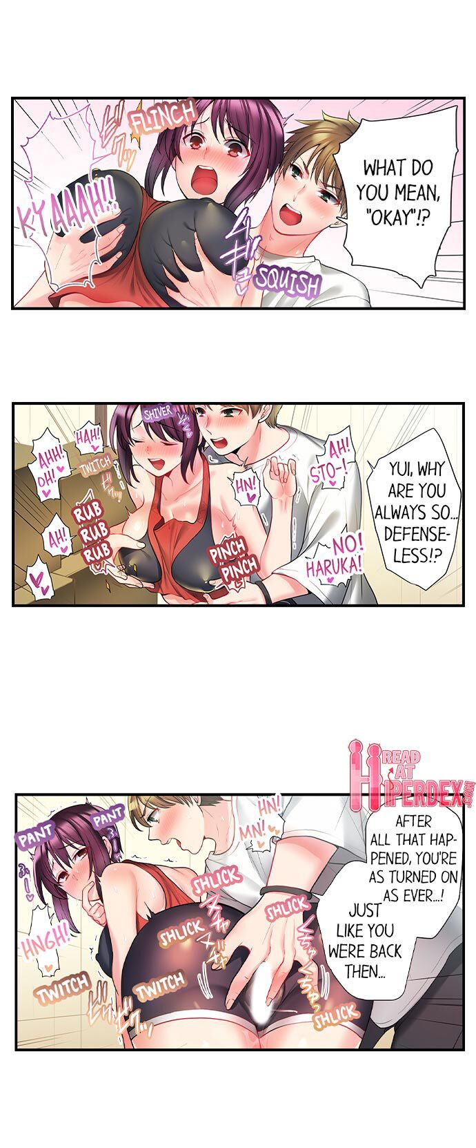 Jitensha Haitatsuin (※Rotor Souchakuchuu), Gaman Dekizu soto de Icchaimashita... page 46