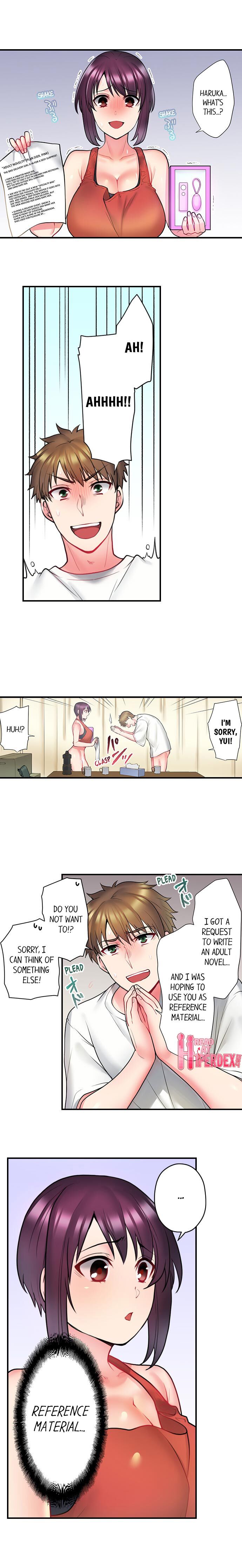 Jitensha Haitatsuin (※Rotor Souchakuchuu), Gaman Dekizu soto de Icchaimashita... page 64