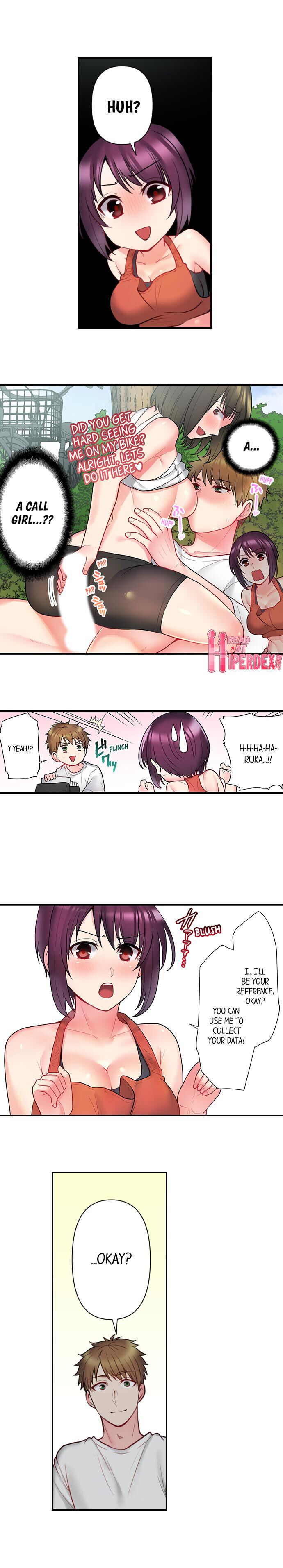 Jitensha Haitatsuin (※Rotor Souchakuchuu), Gaman Dekizu soto de Icchaimashita... page 66