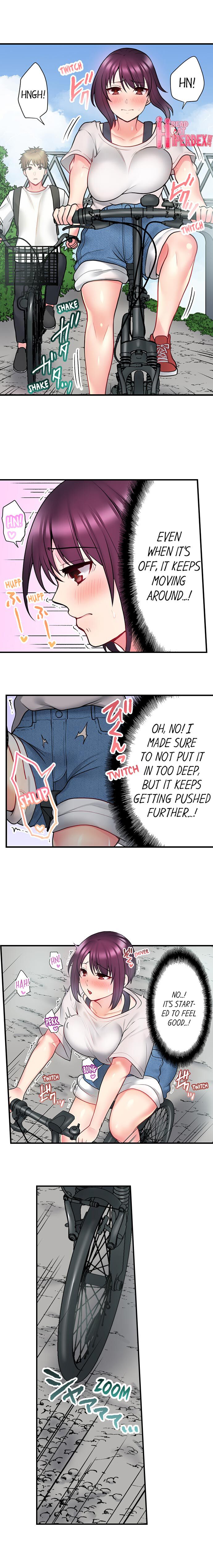 Jitensha Haitatsuin (※Rotor Souchakuchuu), Gaman Dekizu soto de Icchaimashita... page 68
