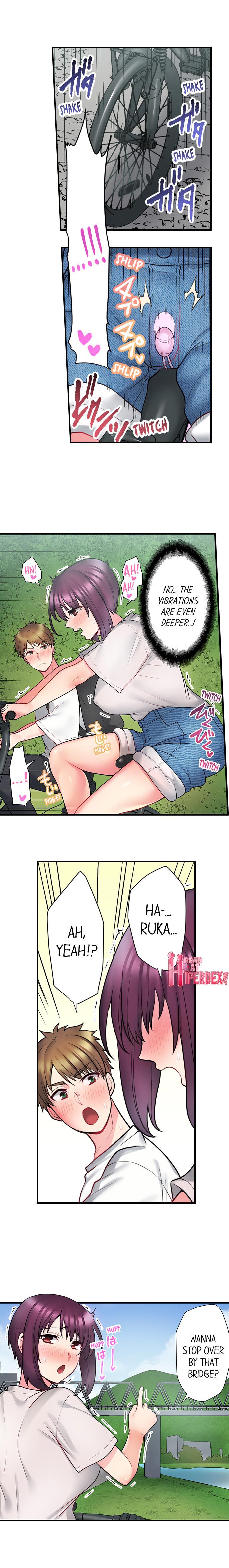 Jitensha Haitatsuin (※Rotor Souchakuchuu), Gaman Dekizu soto de Icchaimashita... page 69
