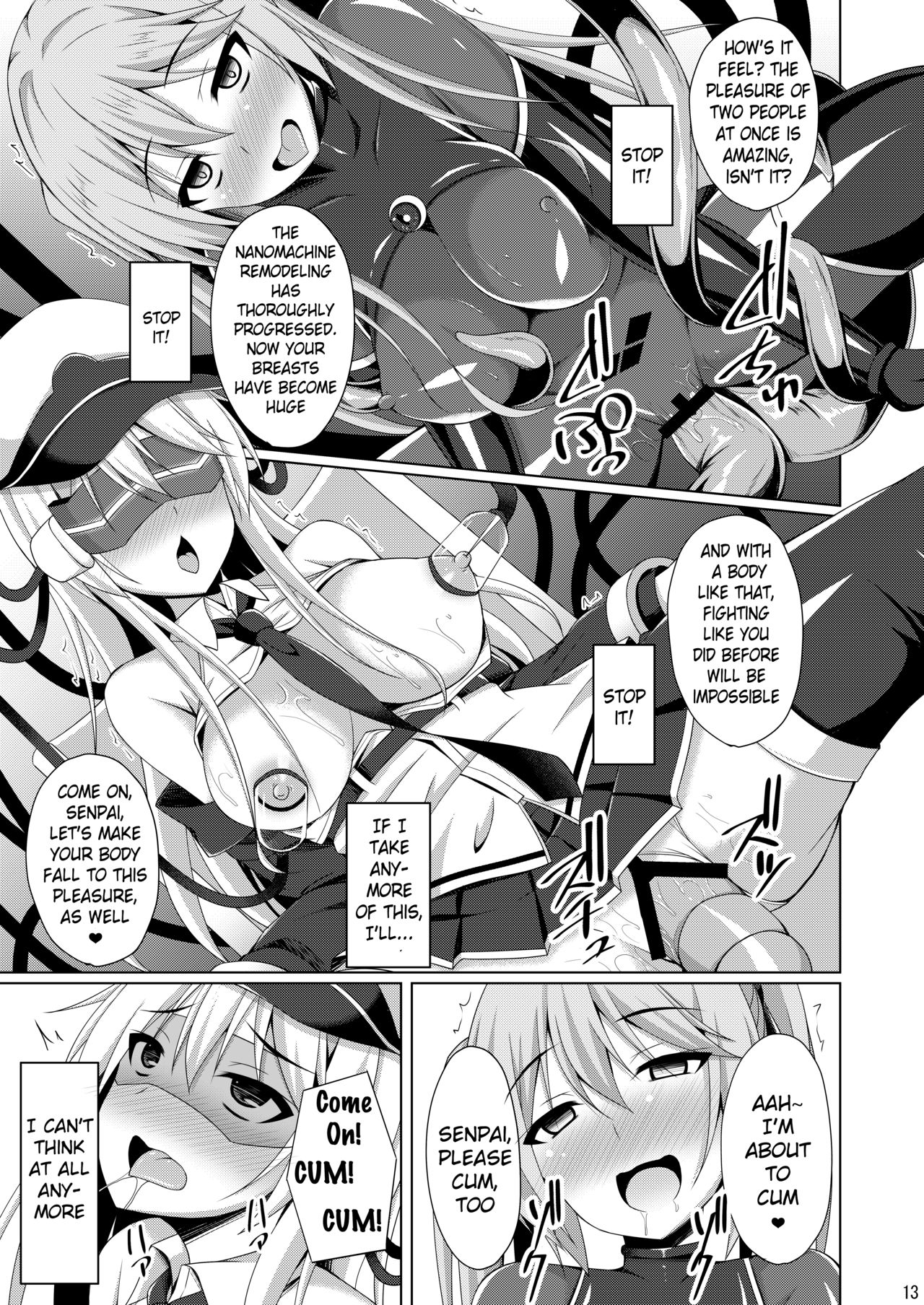 Jiyuu no Tsubasa wa Kairaku ni Ochiru - The Wings of Freedom Fall to Pleasure - page 12