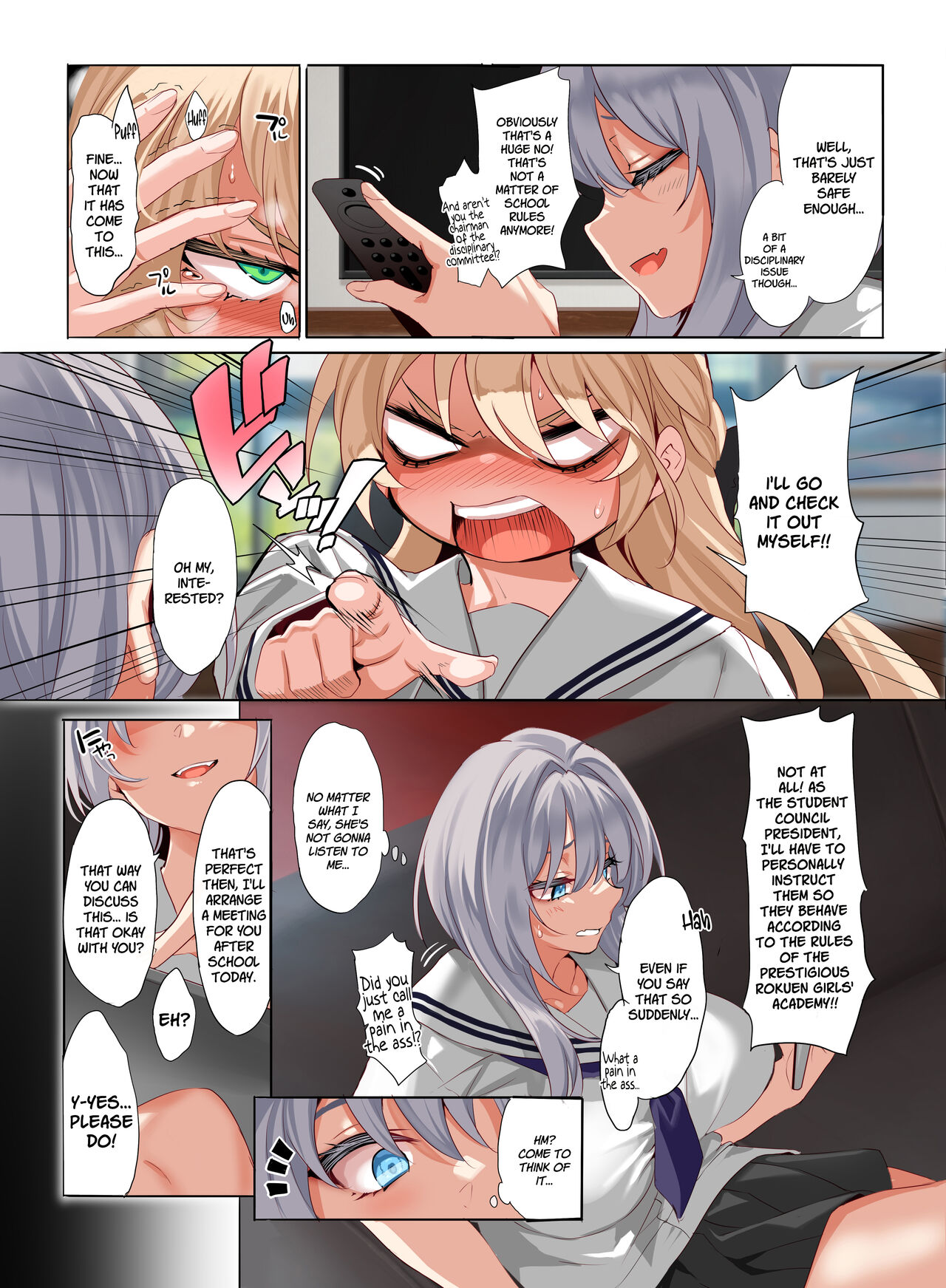 Jogakkou de Otoko Hitori na node Kousoku de Seiyoku no Hakeguchi ni Sareru Nichijou 3-Jigenme page 17