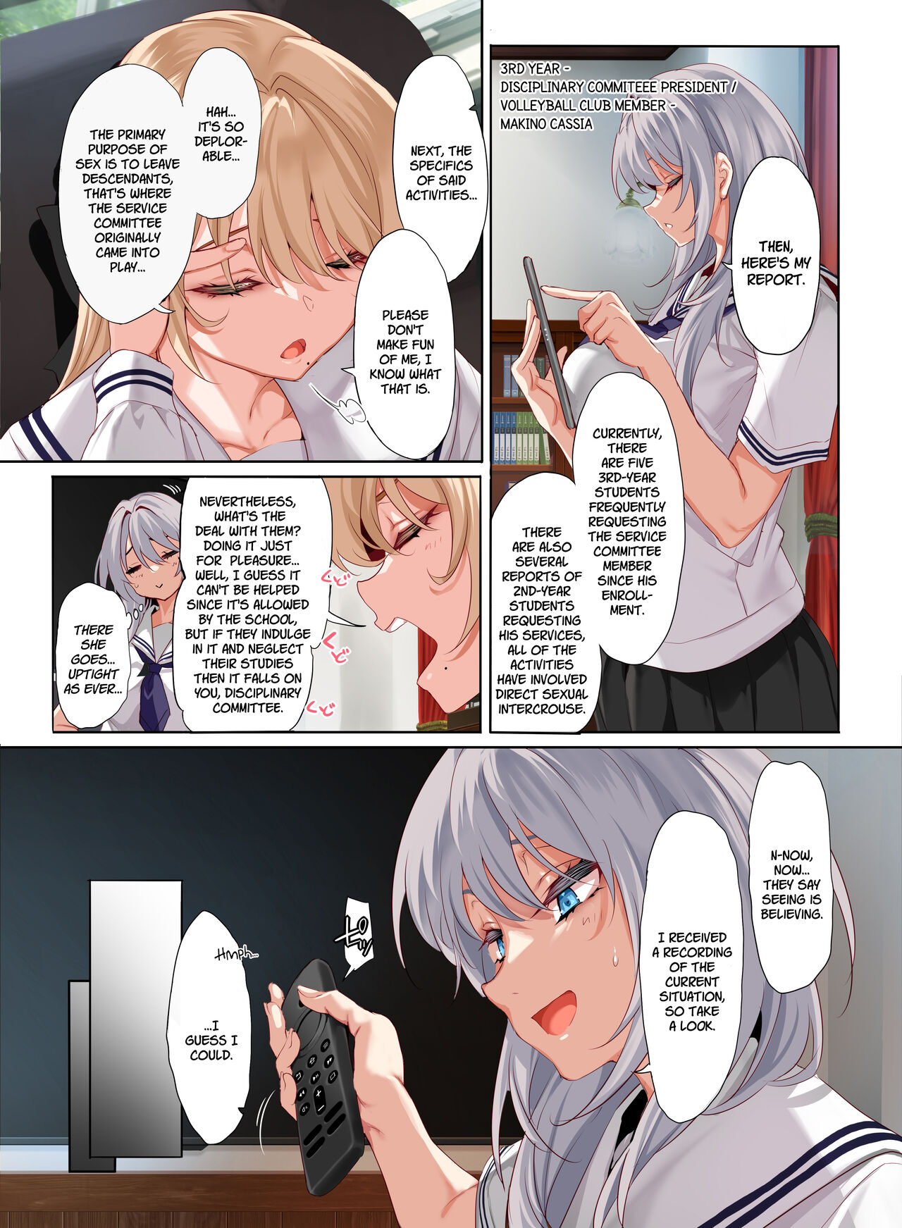 Jogakkou de Otoko Hitori na node Kousoku de Seiyoku no Hakeguchi ni Sareru Nichijou 3-Jigenme page 5