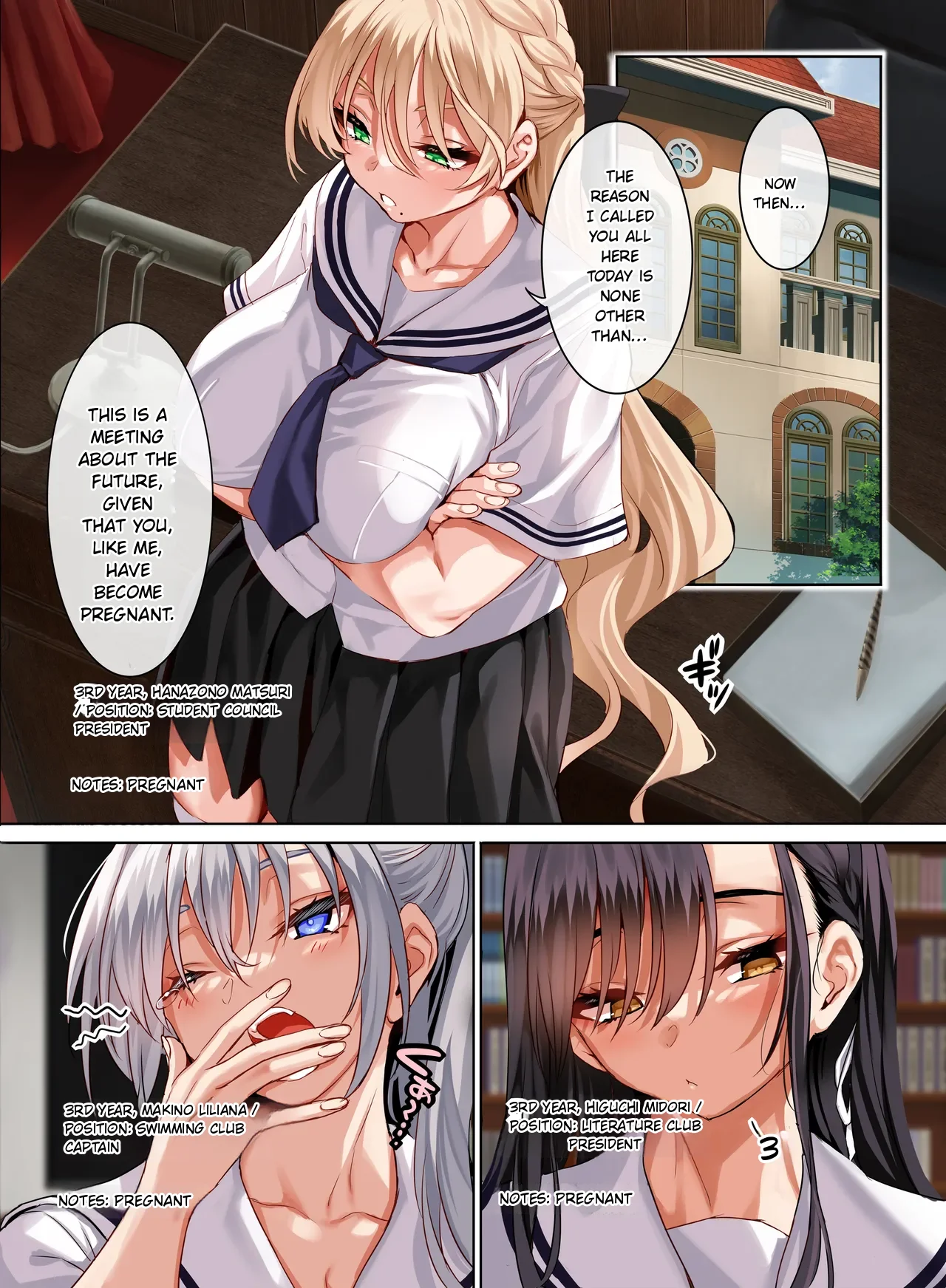 Jogakkou de Otoko Hitori na node Kousoku de Seiyoku no Hakeguchi ni Sareru Nichijou 5-Jigenme [Digital] MTL page 3