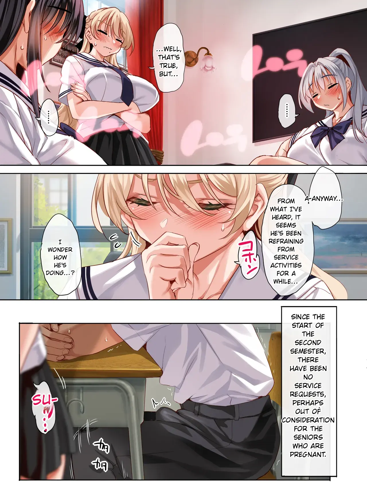 Jogakkou de Otoko Hitori na node Kousoku de Seiyoku no Hakeguchi ni Sareru Nichijou 5-Jigenme [Digital] MTL page 6