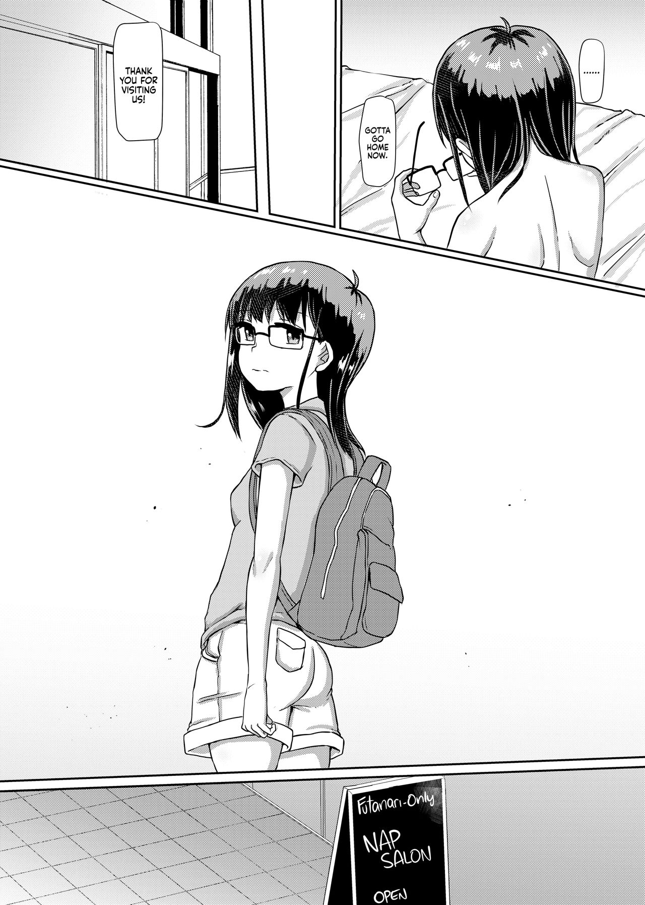 Joint Futanari Practice 5R: Futanari-Only Nap Salon page 37