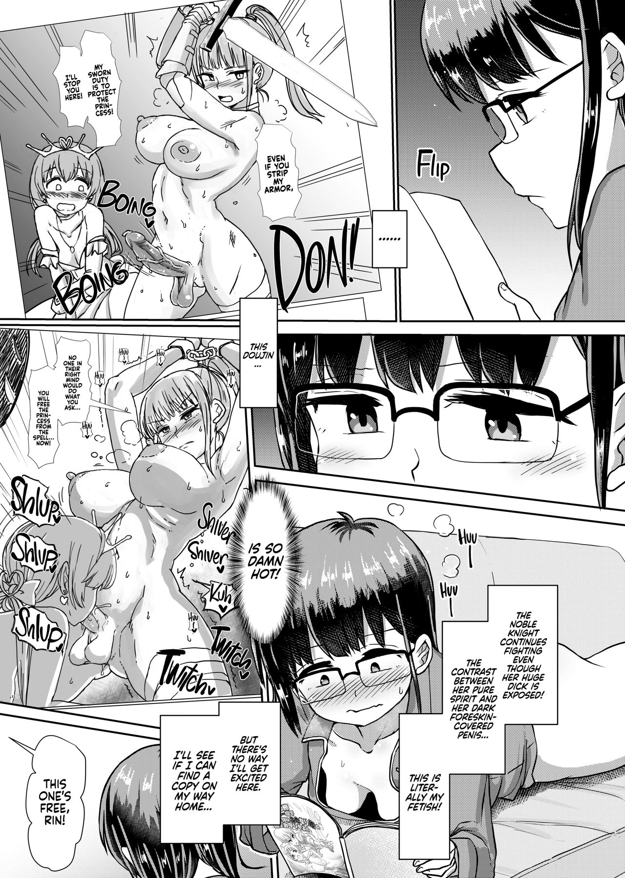 Joint Futanari Practice 5R: Futanari-Only Nap Salon page 4