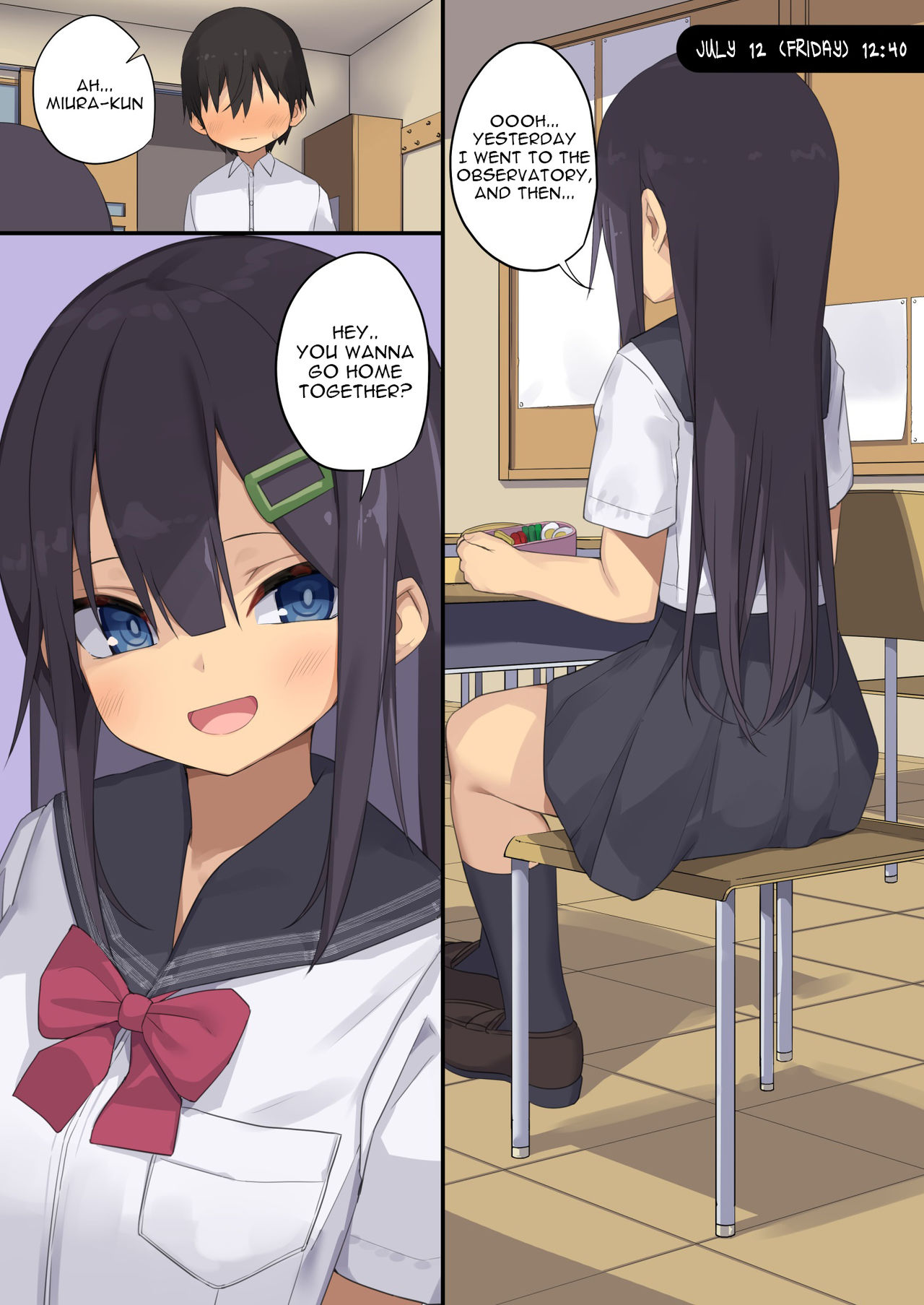 Joshi 〇〇sei wa dansei kyoushi ni NTR reru page 33
