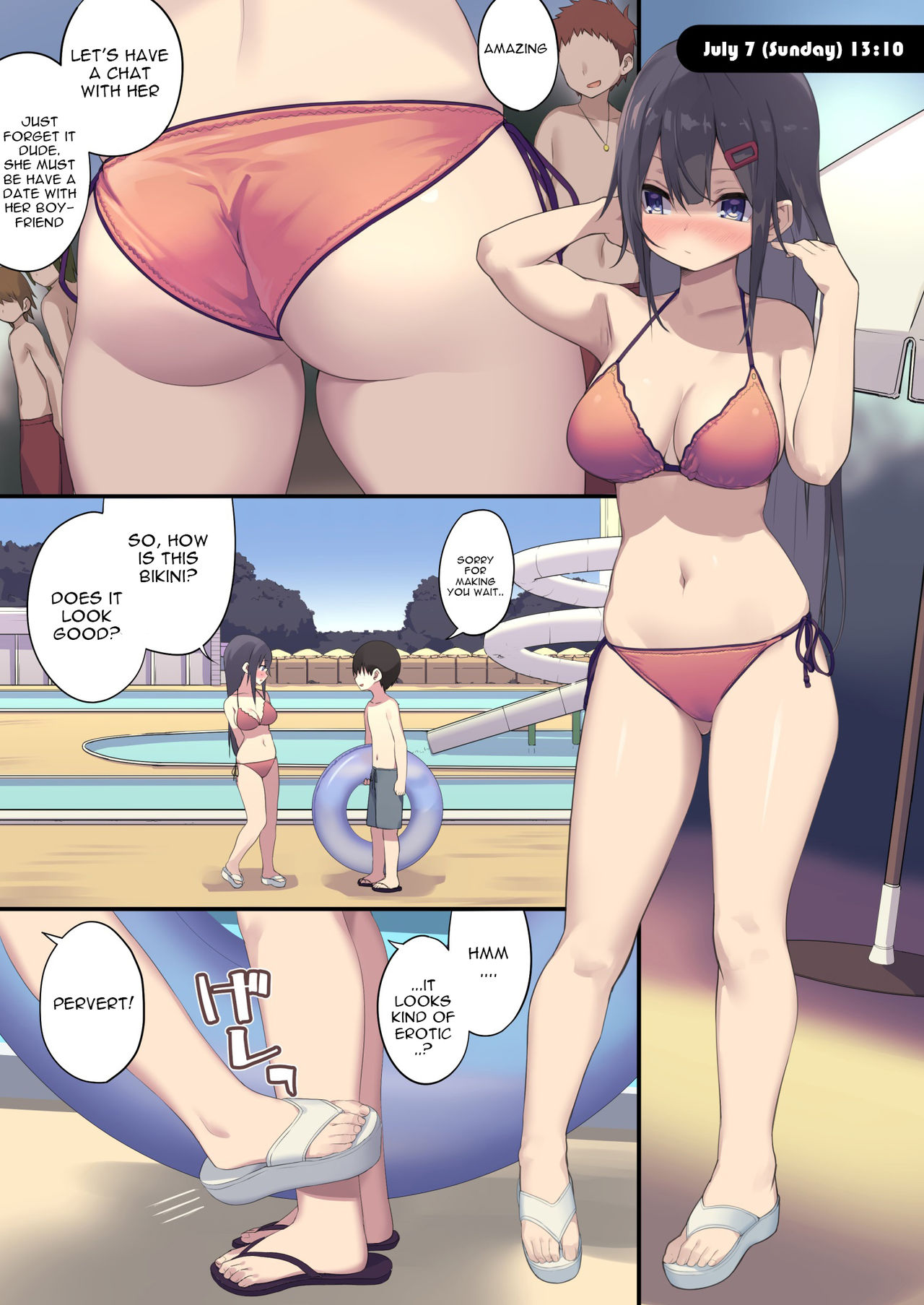 Joshi 〇〇sei wa dansei kyoushi ni NTR reru page 4
