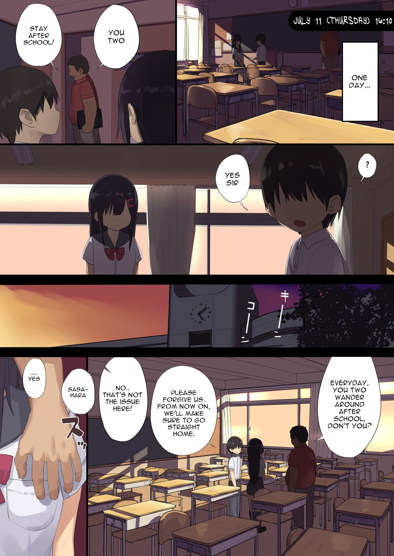 Joshi 〇〇sei wa dansei kyoushi ni NTR reru page 6