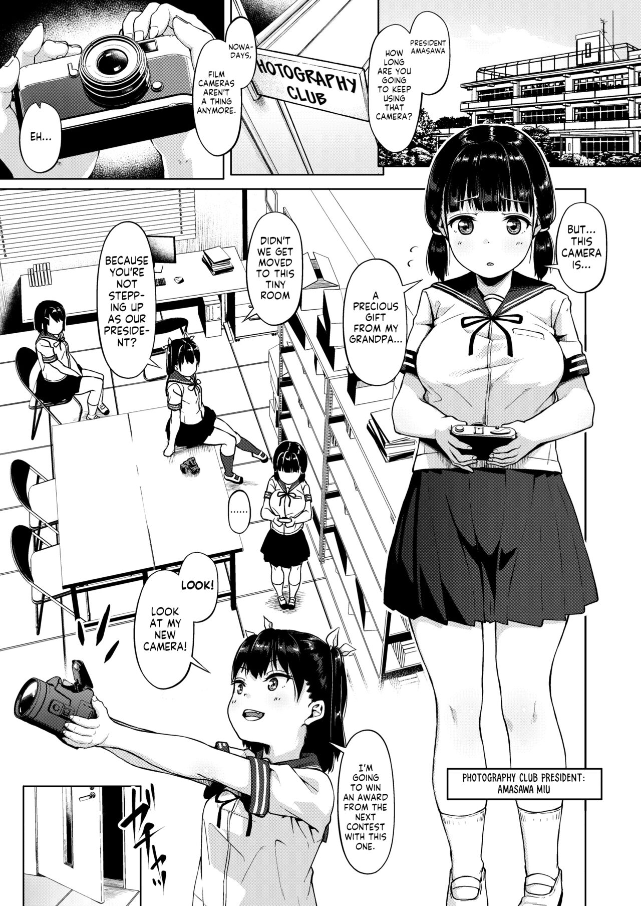 Joshi Shashin-bu to Oji-san Shidouin ~Kuimono ni Sareta Akogare~ page 3