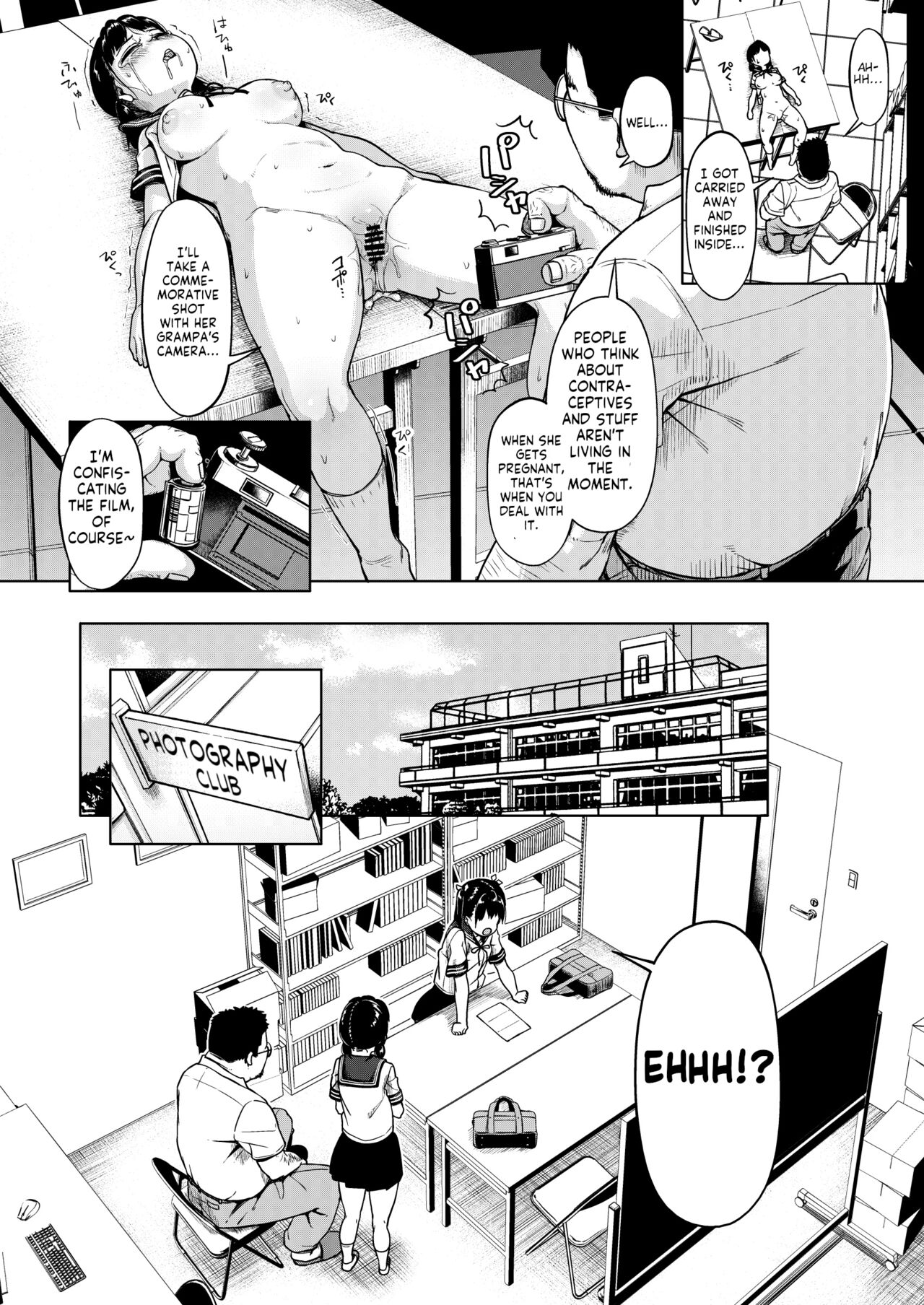 Joshi Shashin-bu to Oji-san Shidouin ~Kuimono ni Sareta Akogare~ page 40