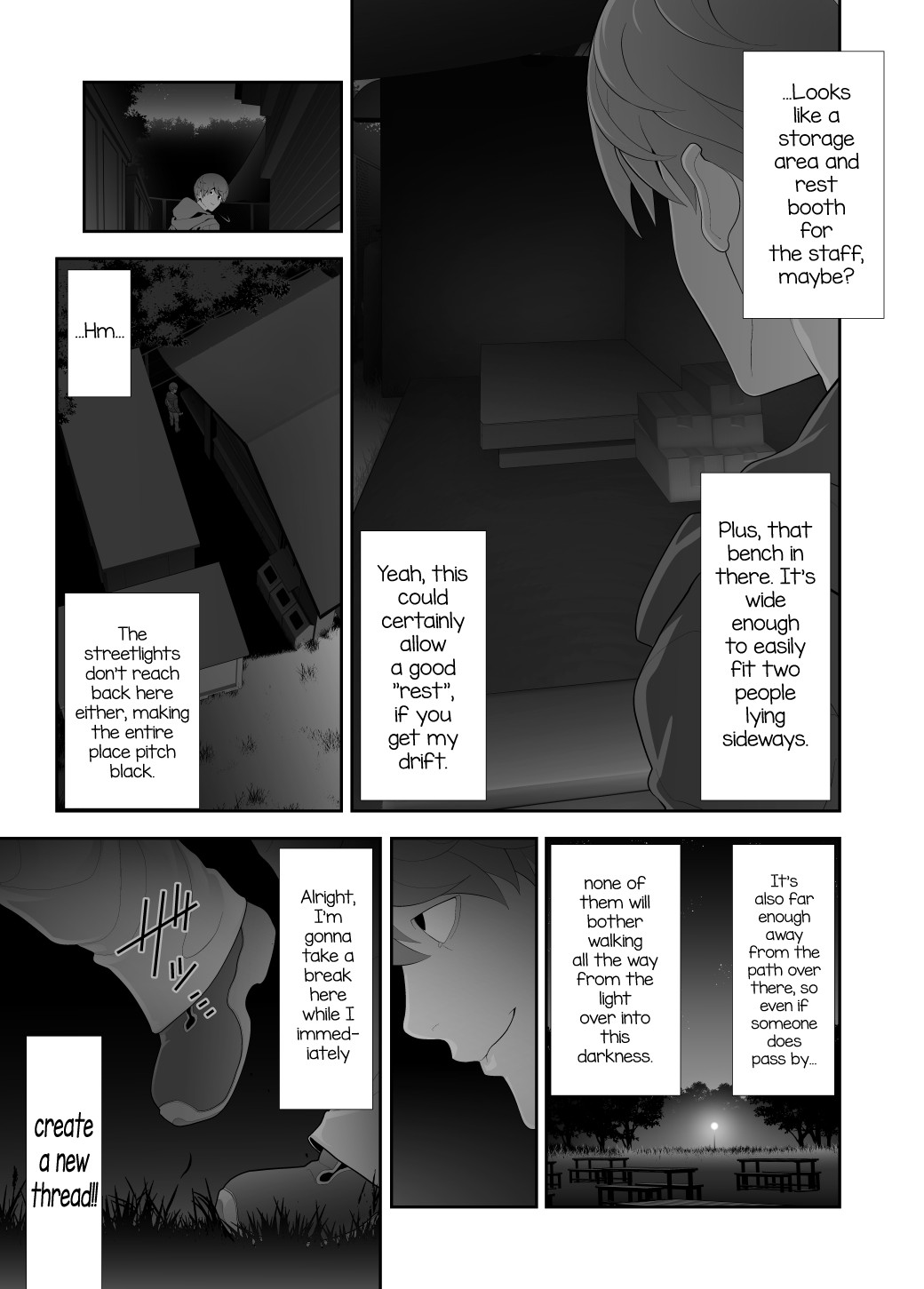 Josouko Hatten-kei <<Chikabano Shinrinkouen Hen>> page 9