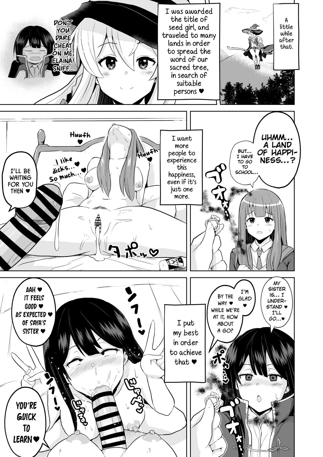 Joushiki Kaihen!! Yarimakuri! Ero Ikoku de Pakopako Sex Daisuki no Dosukebe Hentai Majo ni Natte shimatta no wa Daredeshou? Sou Watashi desu page 38