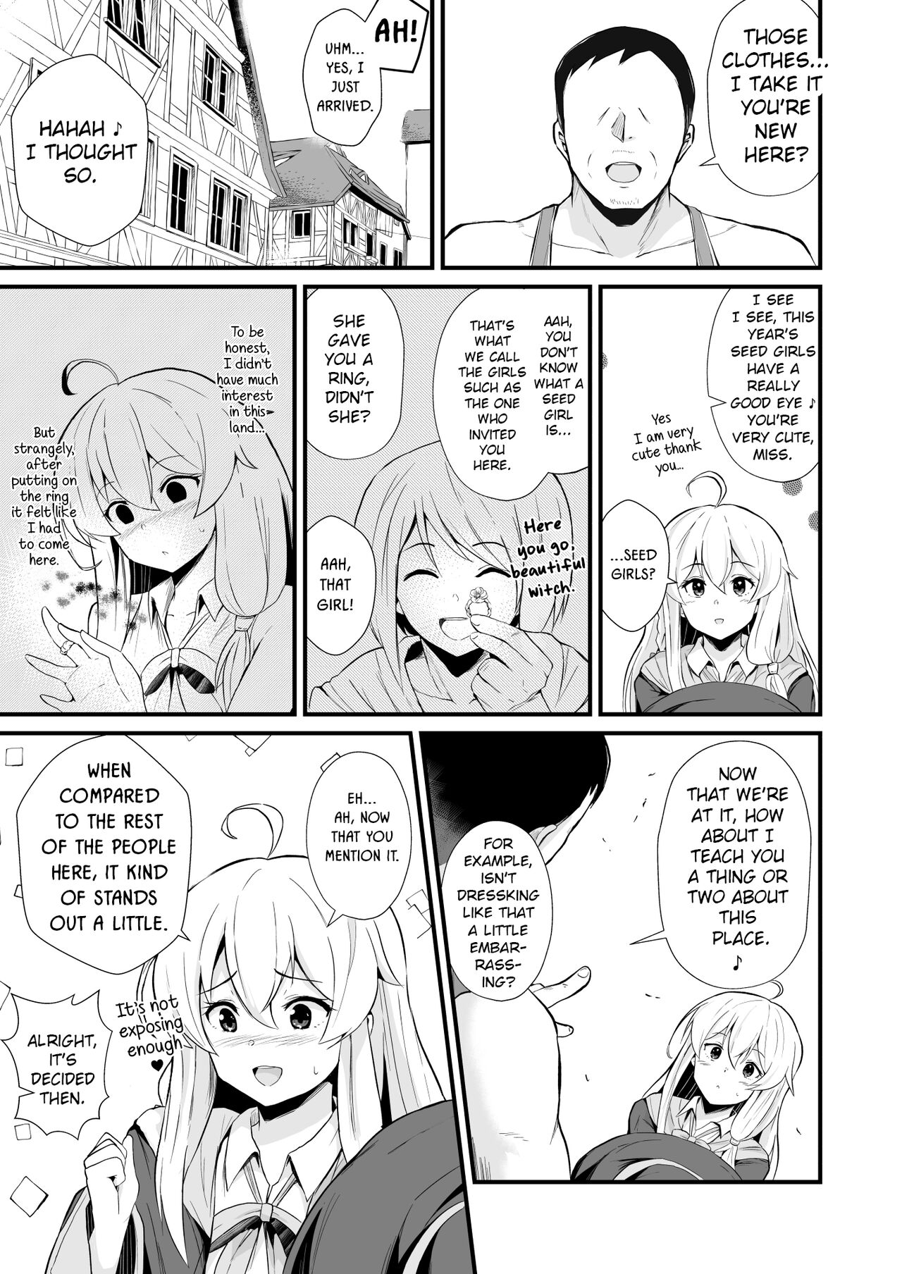 Joushiki Kaihen!! Yarimakuri! Ero Ikoku de Pakopako Sex Daisuki no Dosukebe Hentai Majo ni Natte shimatta no wa Daredeshou? Sou Watashi desu page 4