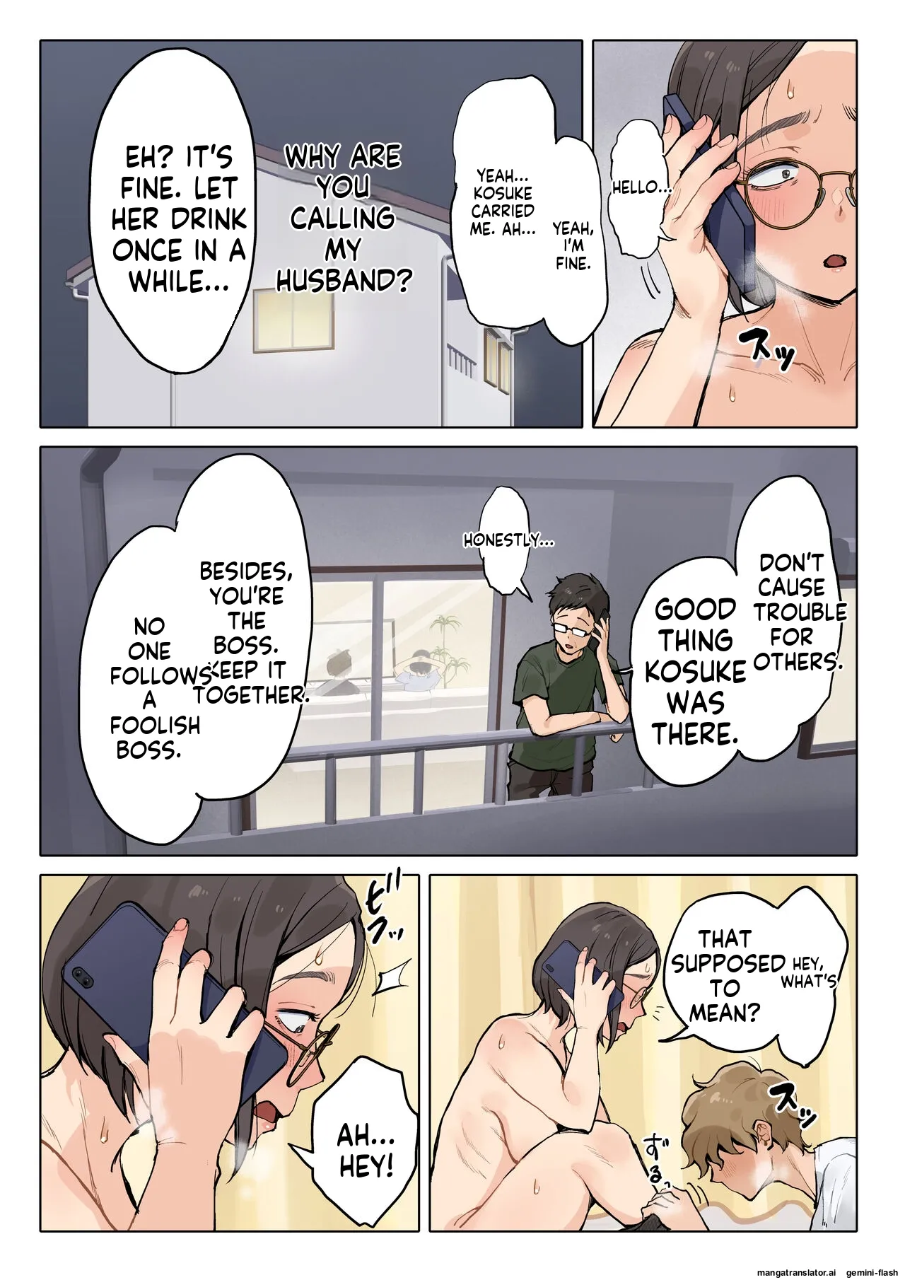 Jukujo no Oba-san ni Kawaii o Renko Shichau Yabai Oikko no Hanashi page 132