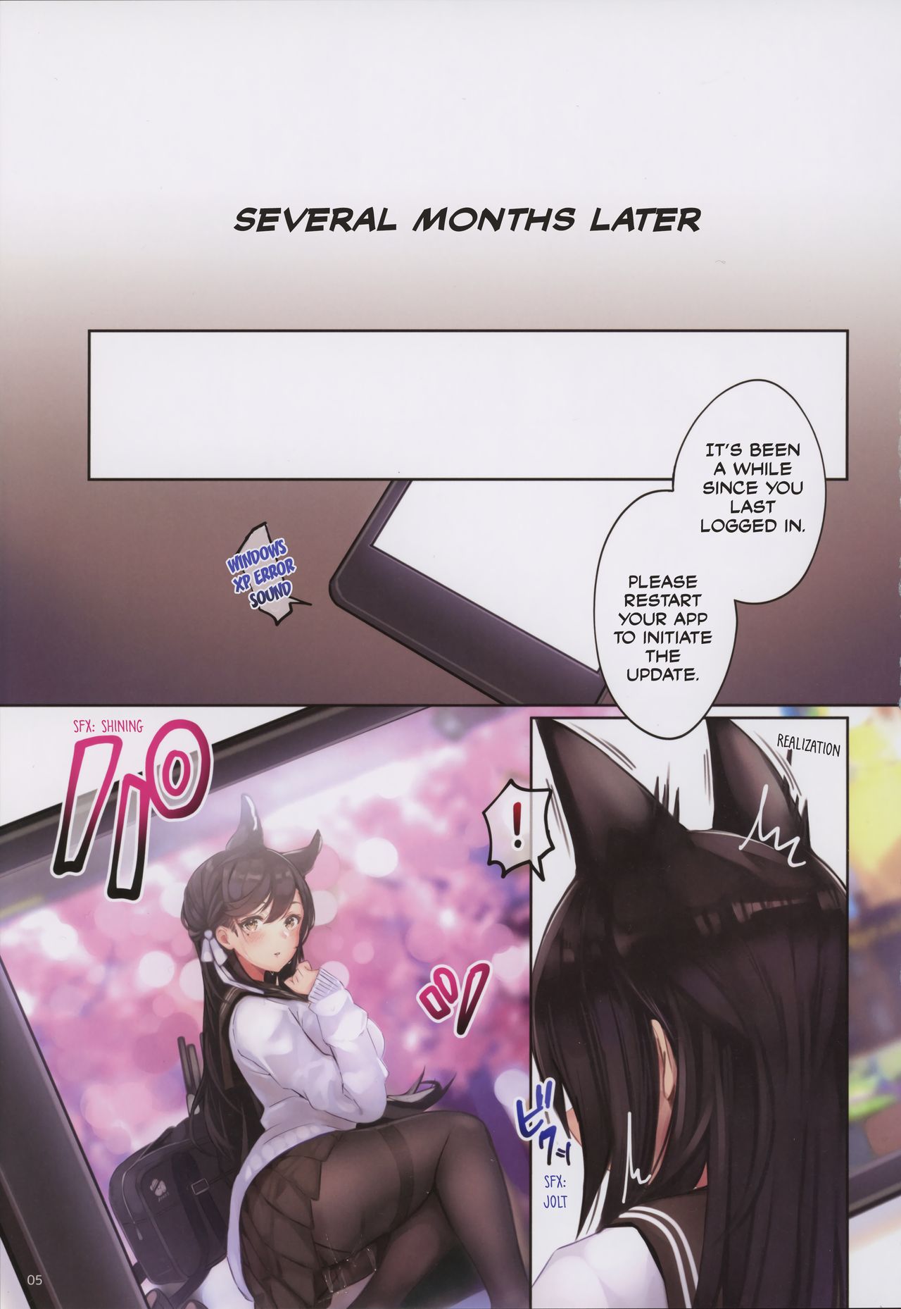 Junai NTR ~Login Sabottara Yome ga Mesuinu Kaihatsu Sareteta~ page 4