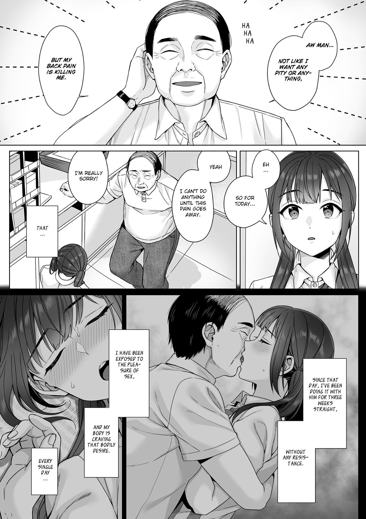 Junboku Joshikousei wa Oyaji Iro ni Somerarete Comic Ban page 110