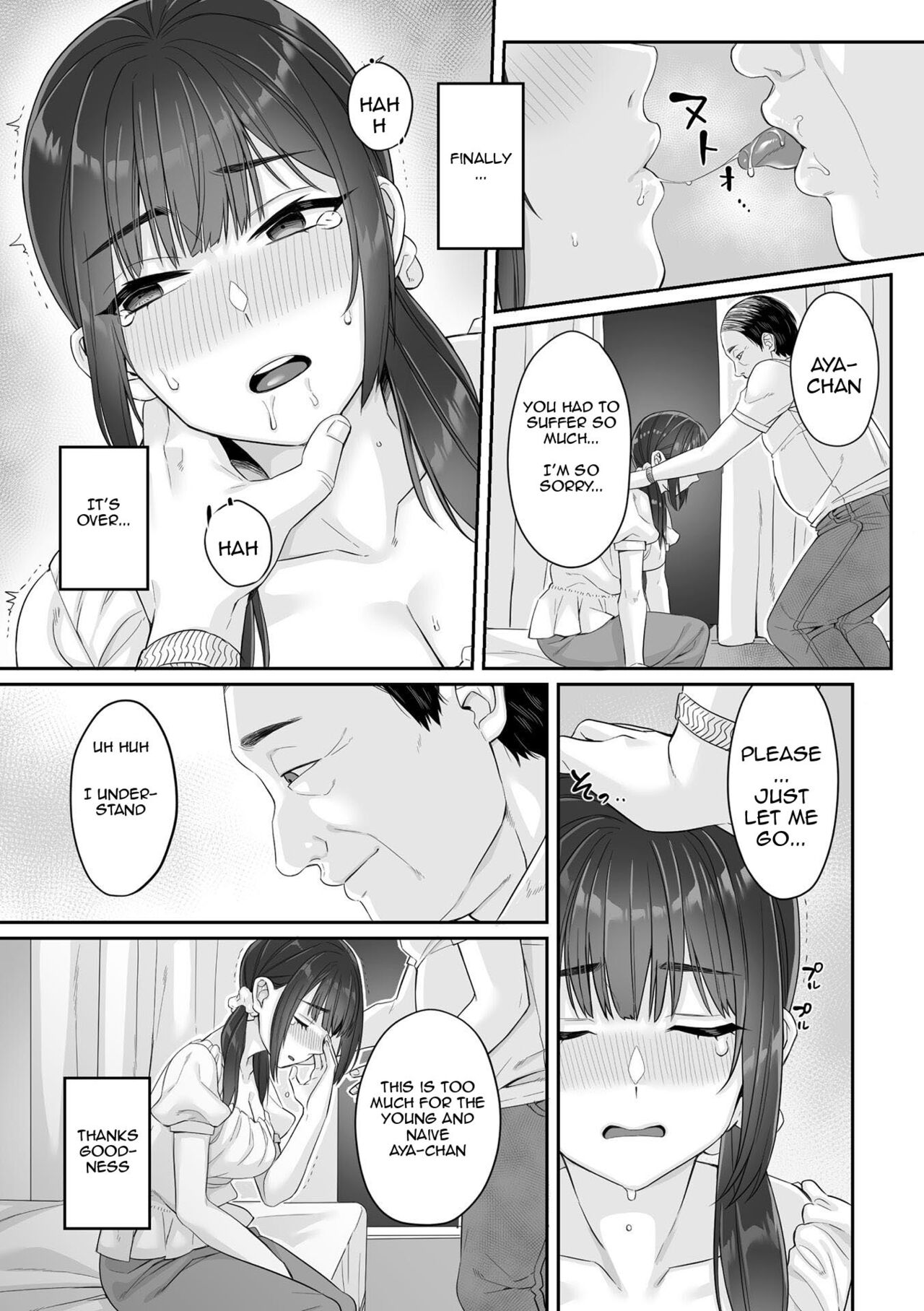 Junboku Joshikousei wa Oyaji Iro ni Somerarete Comic Ban page 23