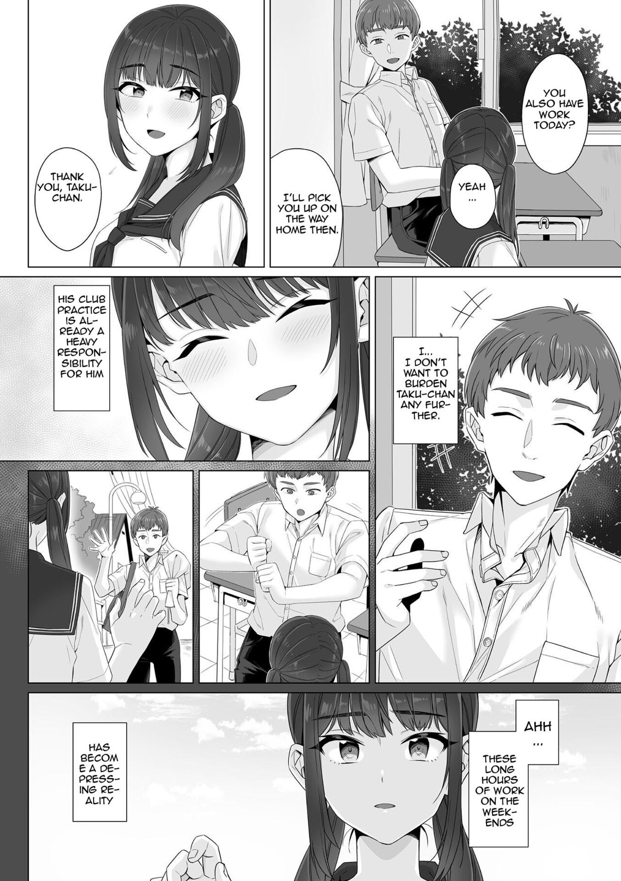 Junboku Joshikousei wa Oyaji Iro ni Somerarete Comic Ban page 36