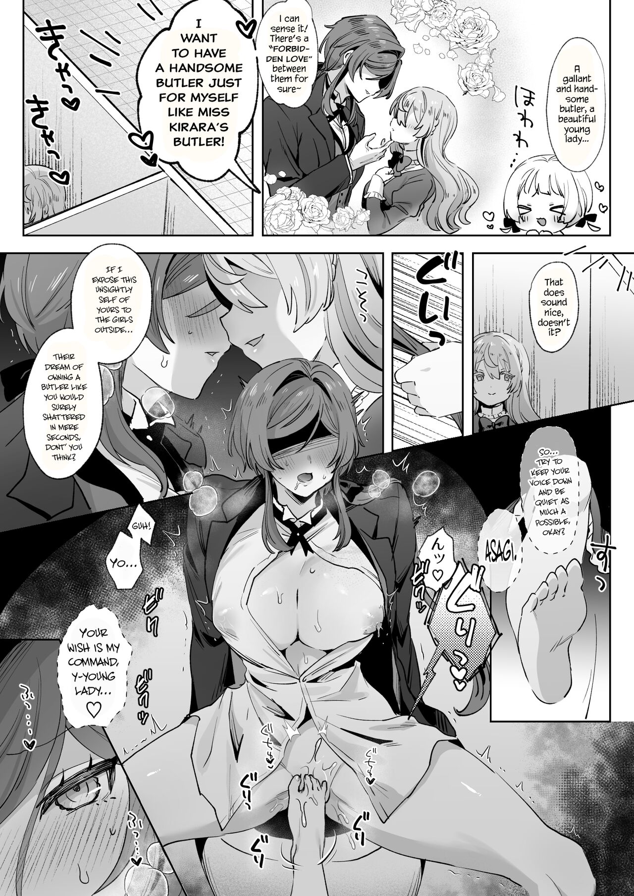 Juujun Ikemen Shitsuji ga Ojou-sama ni Dosukebe Kaihatsu Sarechau Hanashi. page 4