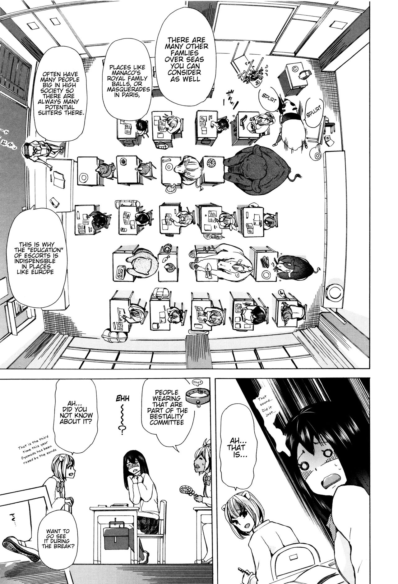 Juukan Kyoushitsu - Bestiality Classroom Ch. 1-5 page 10