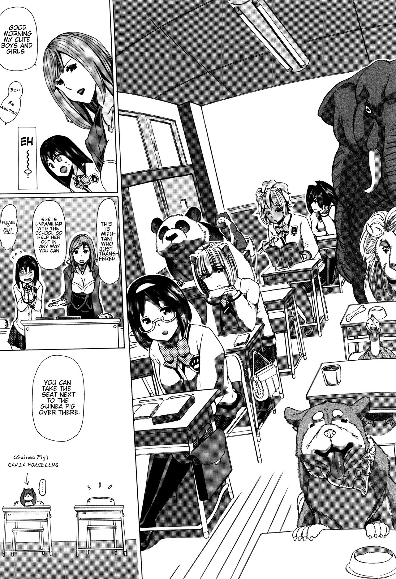 Juukan Kyoushitsu - Bestiality Classroom Ch. 1-5 page 8