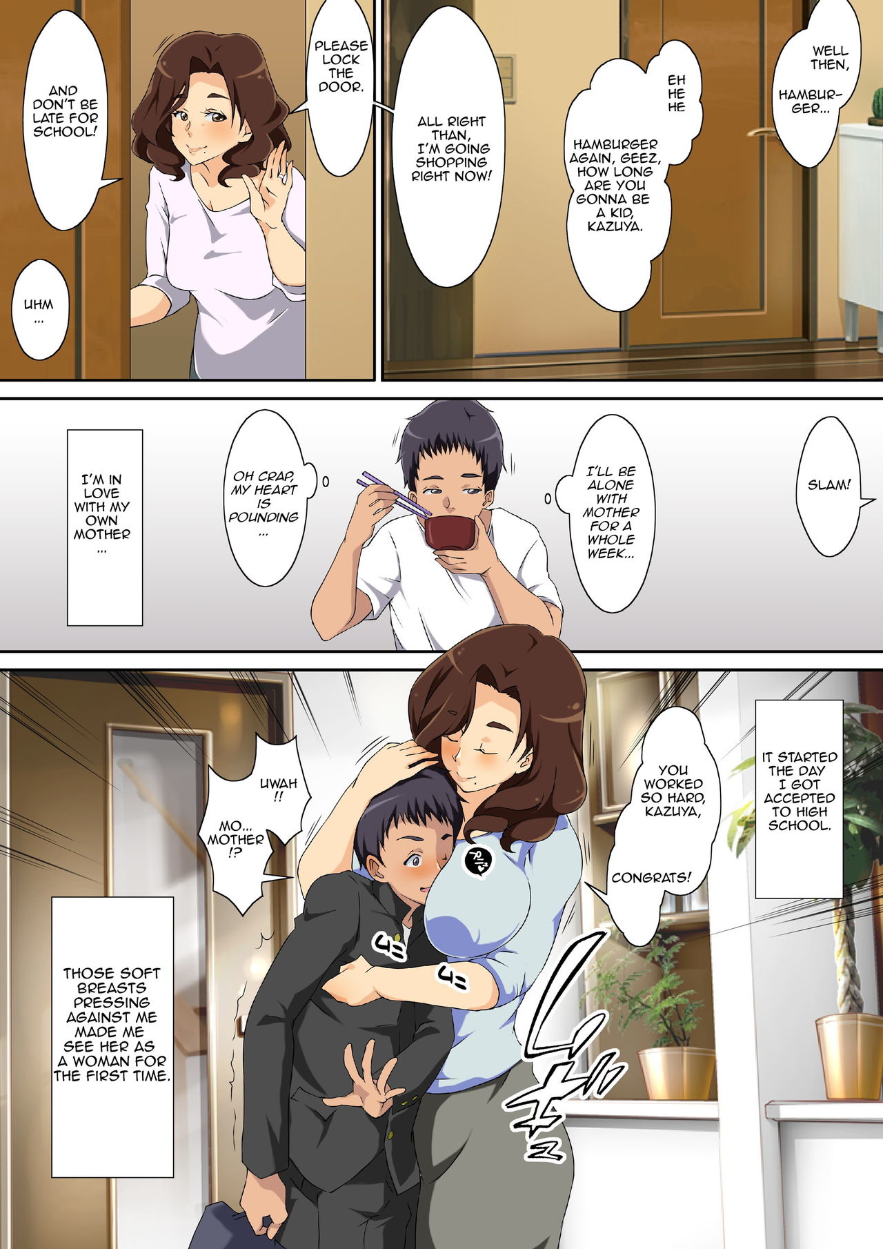 Kaa-san ni Ore no Chinpo Ataetara Yokkyuu Fuman datta Rashiku Chou Dohentai ni Henbou page 4