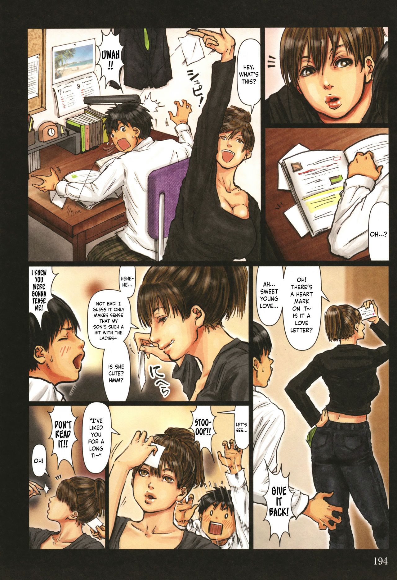 Kaa-san no Ana Tsukawasete page 195