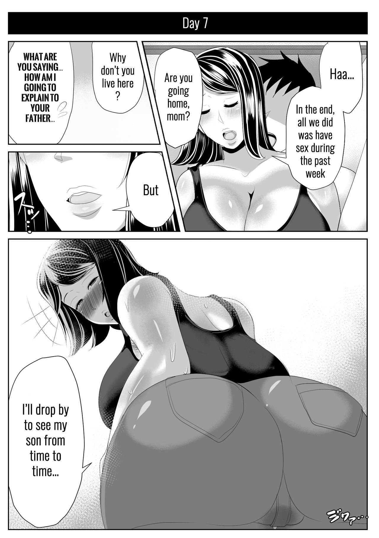 Kaa-san to Atsui Isshuukan page 35