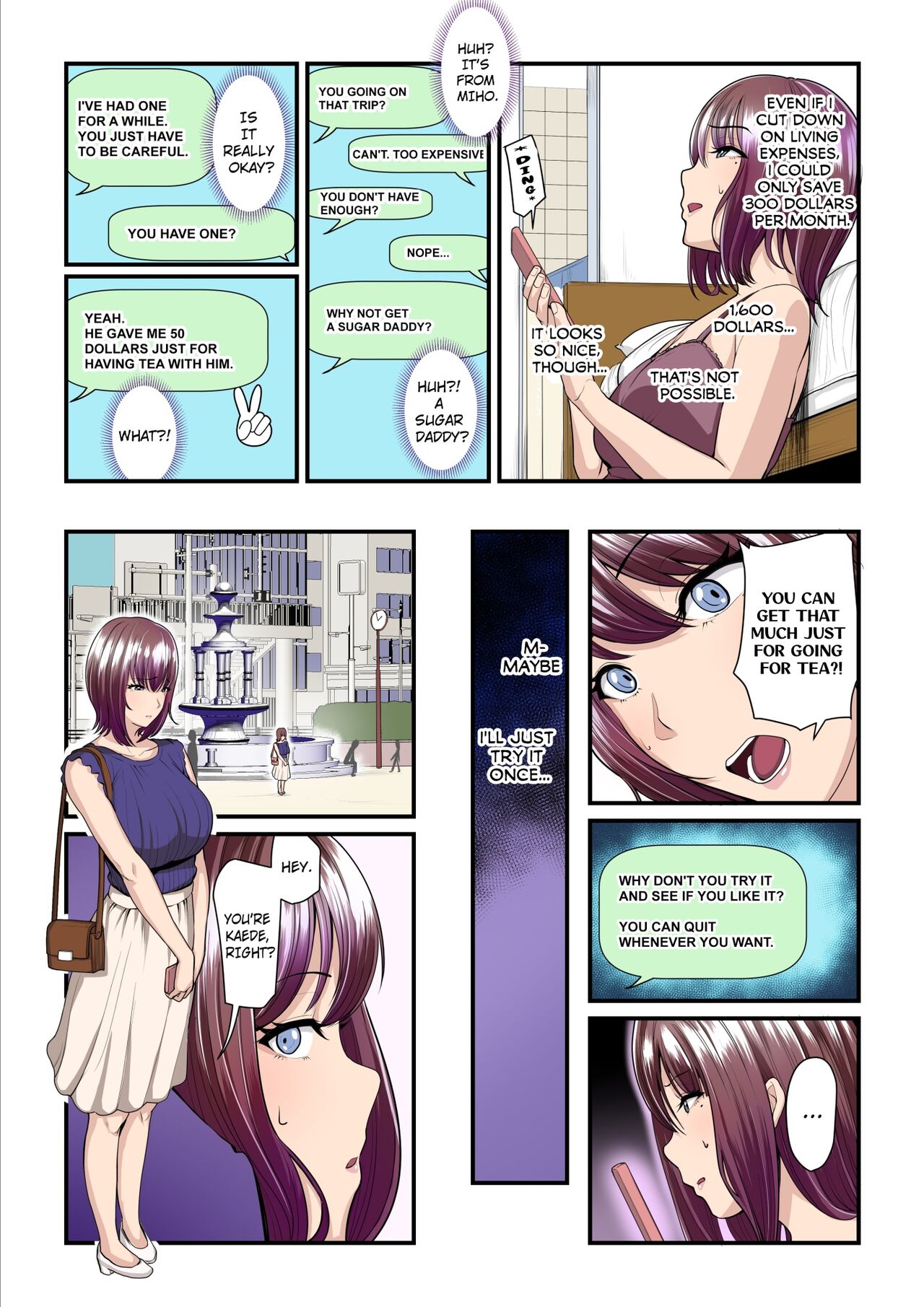 Kaede and Her Sugar Daddy page 5