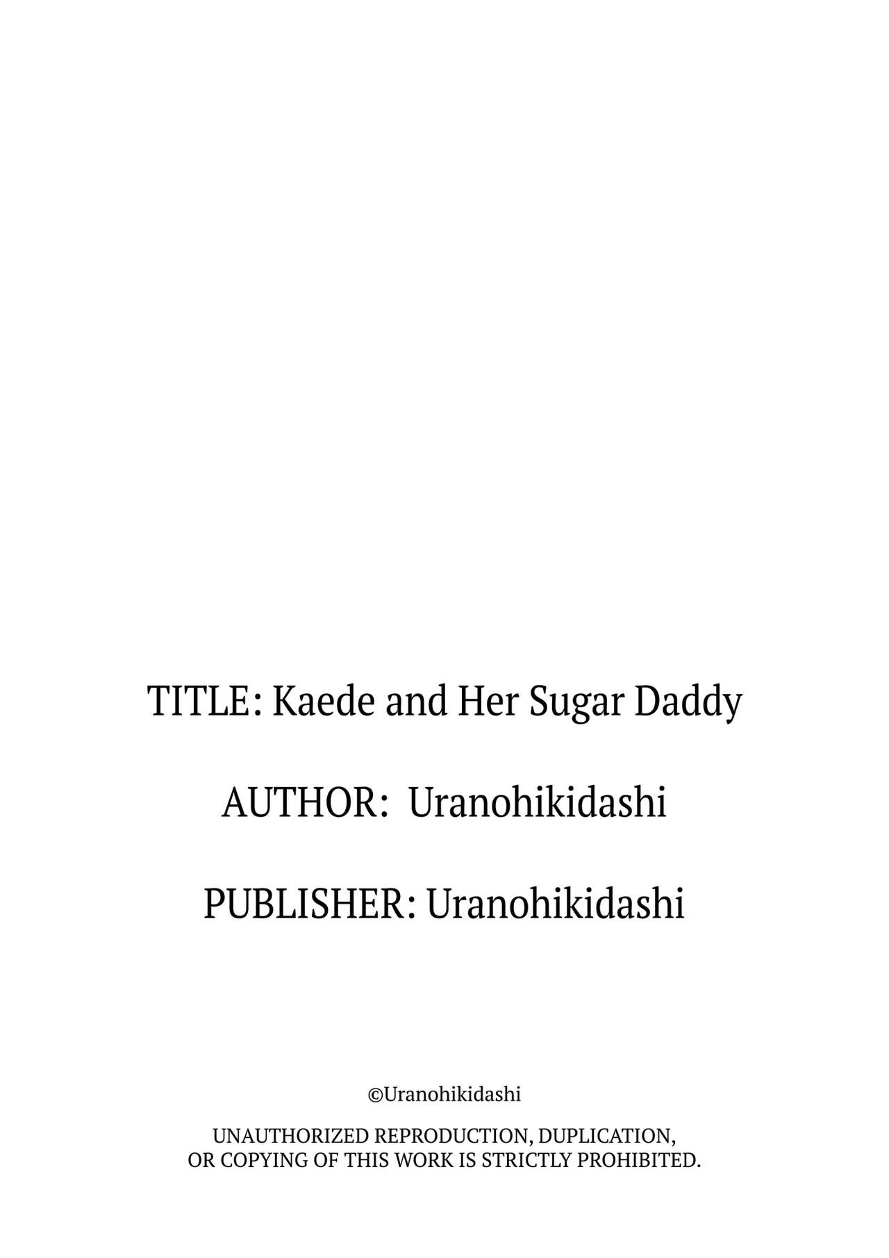 Kaede and Her Sugar Daddy page 67