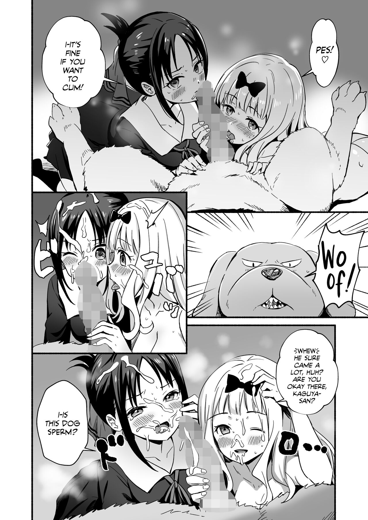 Kaguya-san takes care of Pes's sexual urges! page 16
