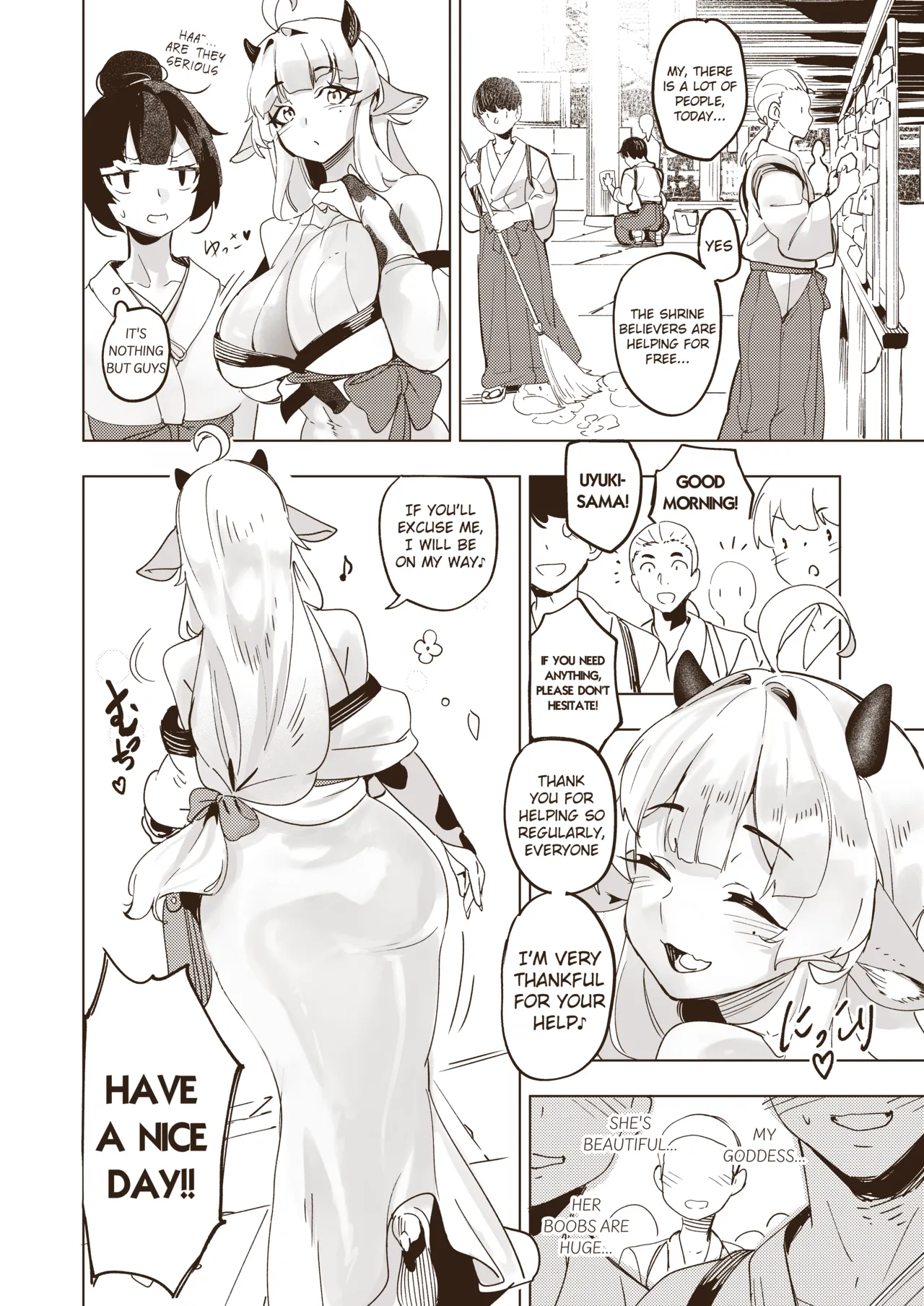 Kamiiki Gachi Akume KamiRepe Shichau Ura Massage-ten page 29