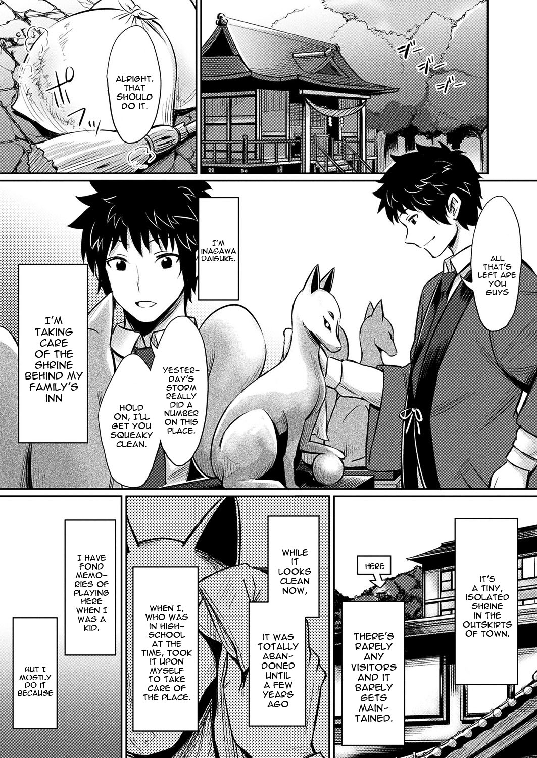 Kamisama Kara no Okurimono ~Kitsunekko Shimai to Kozukuri Ecchi~ page 2
