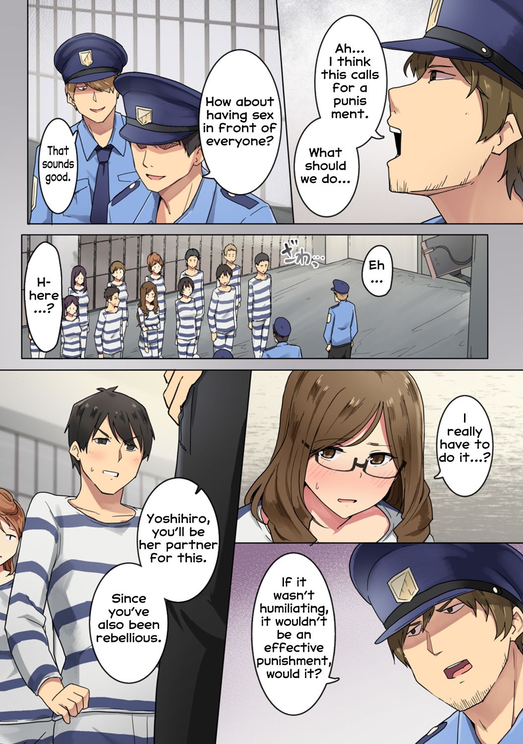Kangoku Zemi Kanshu ni Zettai Fukujuu o Shiirarete... Ch.3 page 4