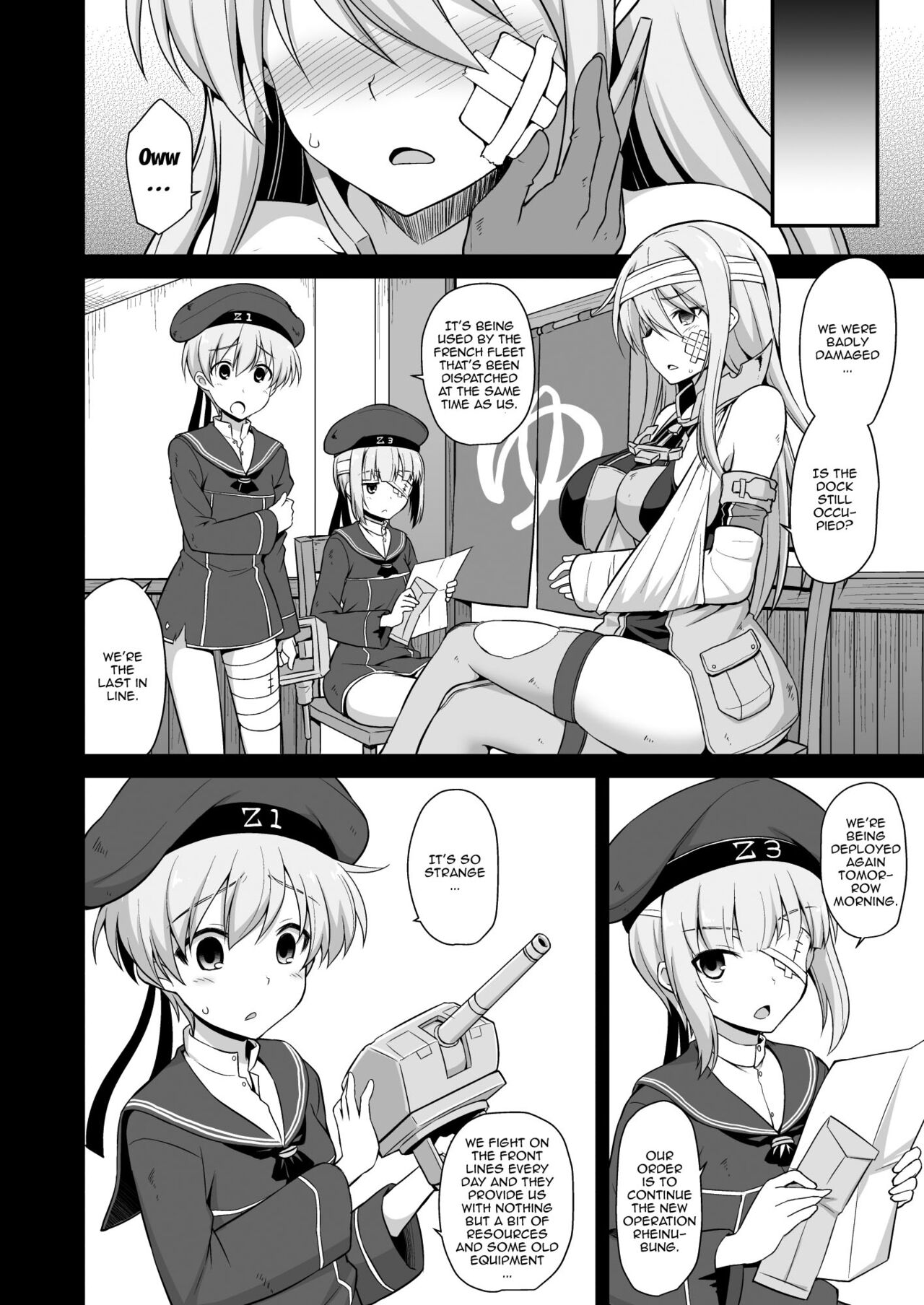 Kanmusu Chakunin Zenya Prinz Eugen Yaku Ochi Nyuugi Kousai page 3