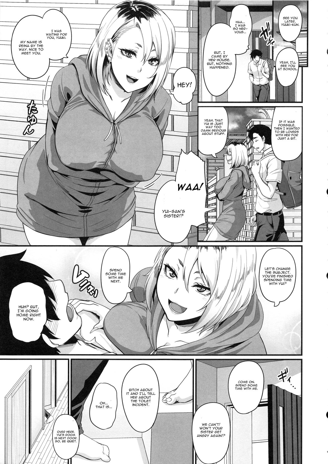 Kanojo no Ane wa Gal de Bitch de Yariman de page 8