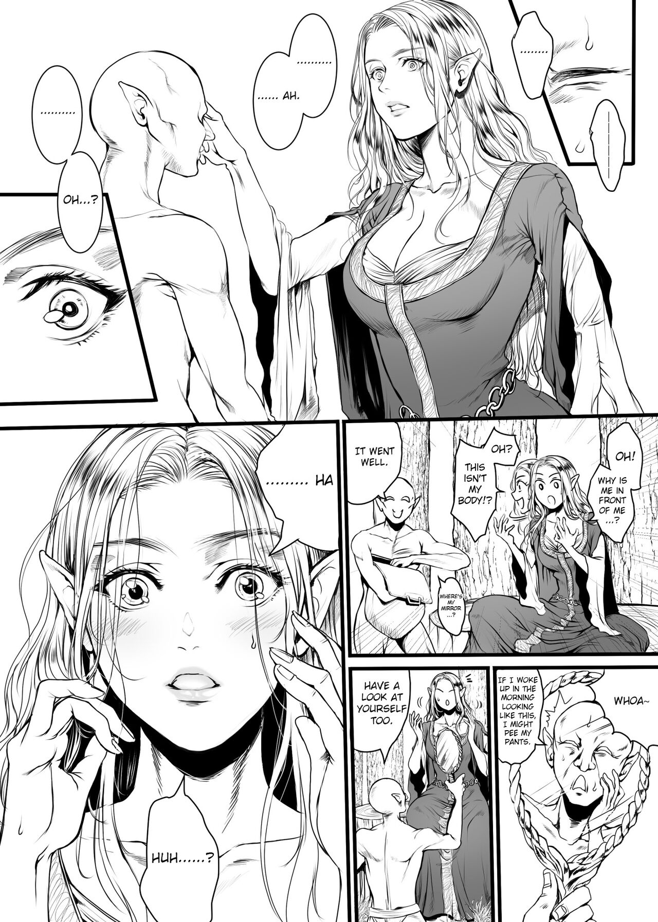 Kansei wo Akiramta TSF Manga page 3