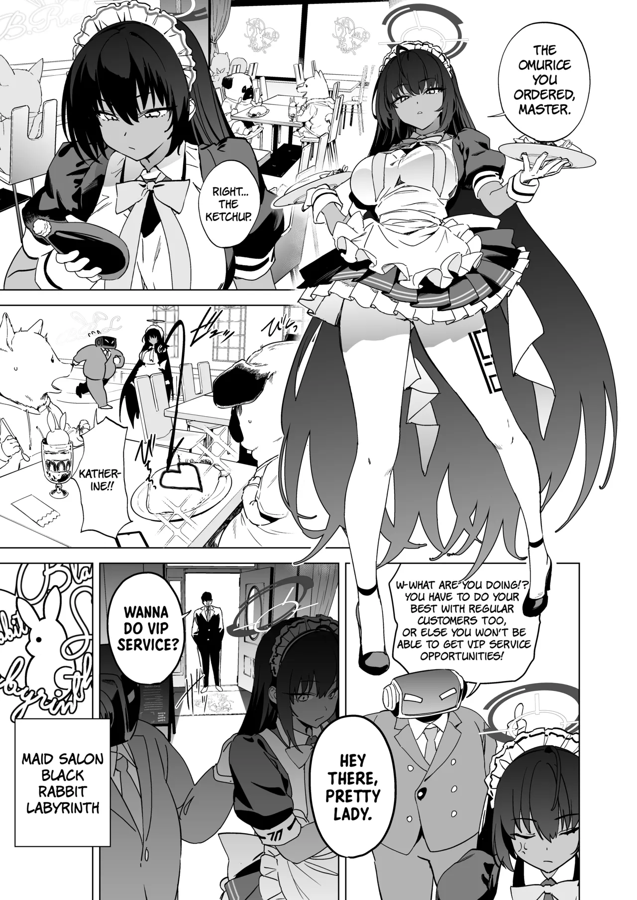 Karin's Ass In The Transparent Bunny Suit page 2