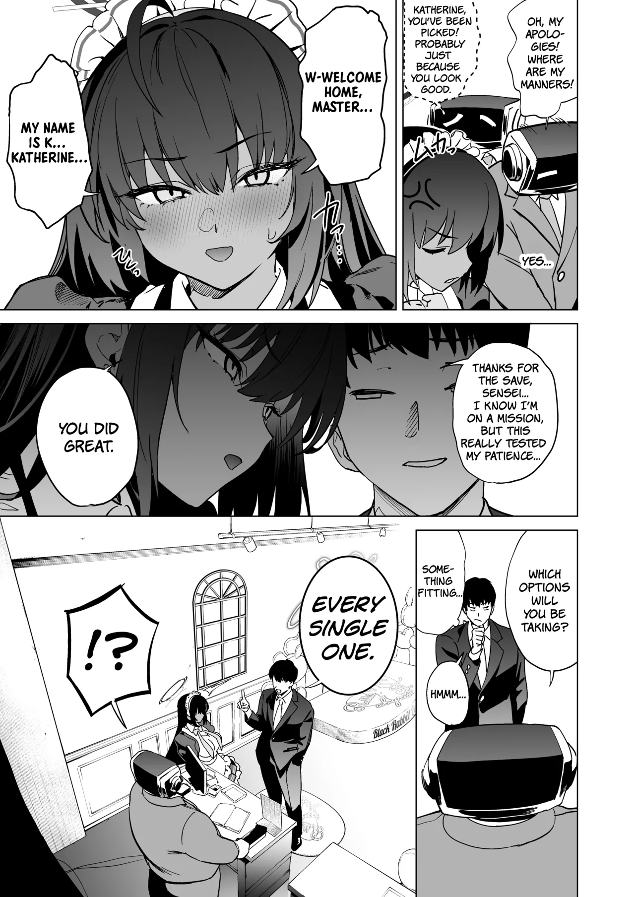 Karin's Ass In The Transparent Bunny Suit page 4
